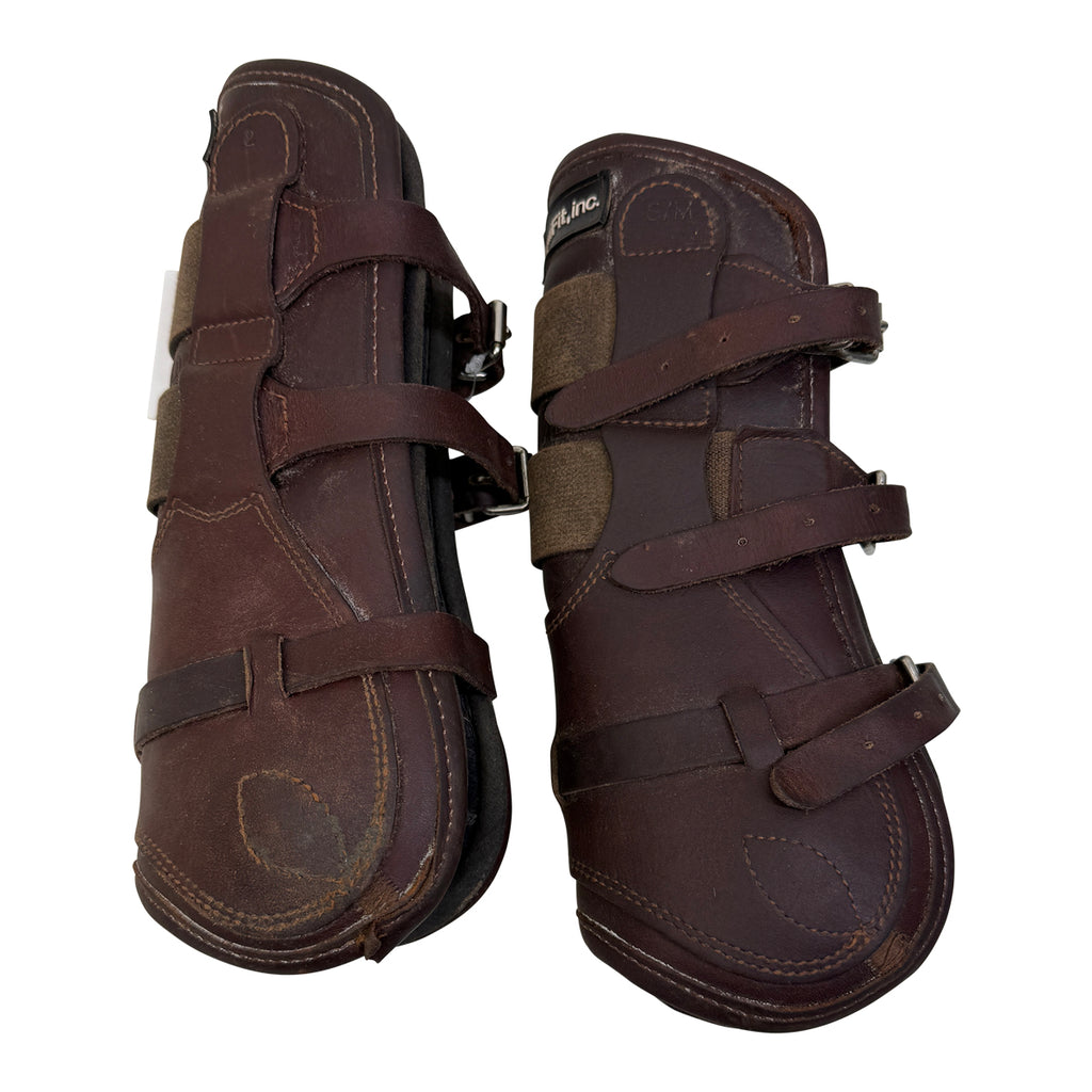 EquiFit T-Boot Luxe Open Front Boots in Brown