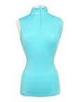 Piper SmartCore™ Sleeveless ¼ Zip Sun Shirt in Island Blue 
