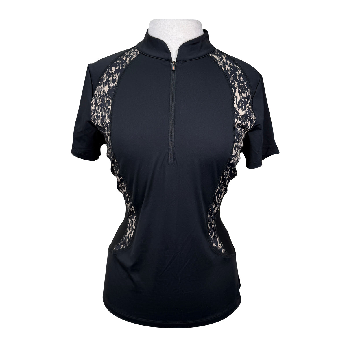 Kerrits 'Sport Tech' Riding Shirt in Black/Camo
