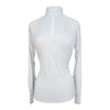 Ariat 'Sunstopper Pro 2.0' Show Shirt in White/Floral Collar