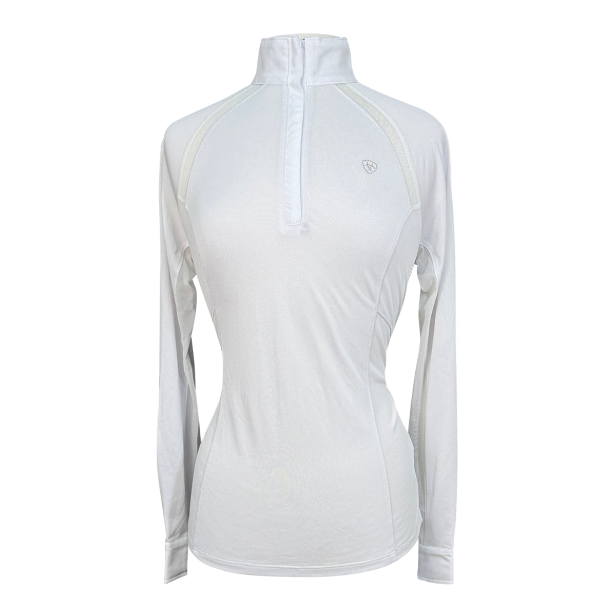 Ariat 'Sunstopper Pro 2.0' Show Shirt in White/Floral Collar