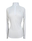 Ariat 'Sunstopper Pro 2.0' Show Shirt in White/Floral Collar