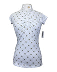 Mountain Horse SS Show Shirt in White/Gold