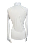 Ariat 'Sunstopper Pro 2.0' Show Shirt in White/Floral Collar