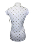 Mountain Horse SS Show Shirt in White/Gold