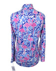 IBKUL Long Sleeve Shirt in Flamingos On Water