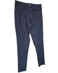 Navy blue riding pants on a white background