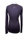 Lululemon 'Swiftly' Tech Long Sleeve 2.0 Waist Length in Merlot Flowers