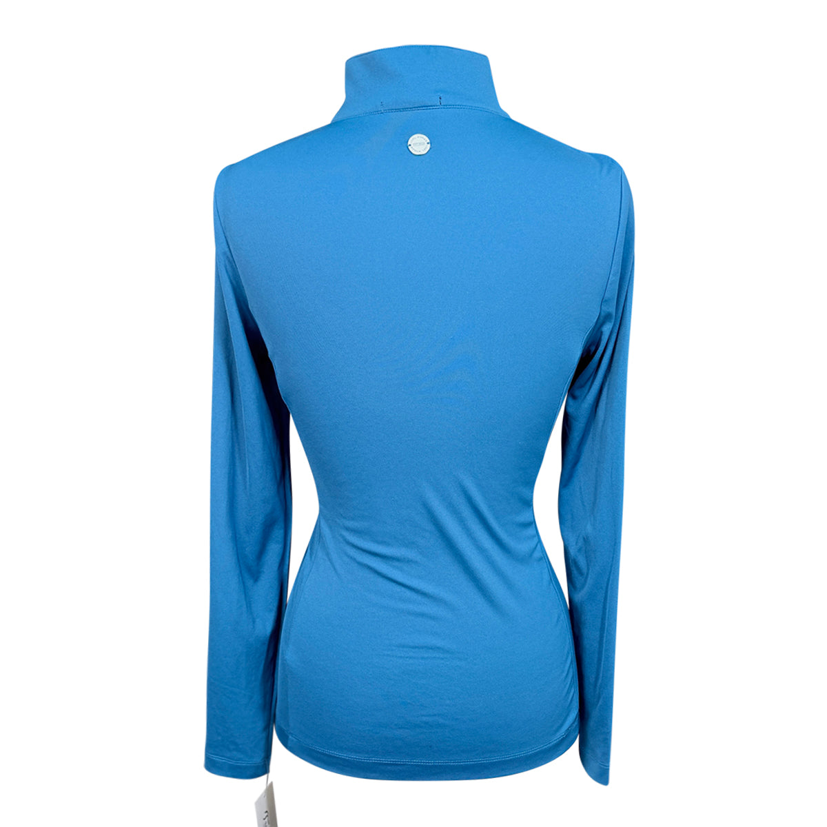 Asmar Equestrian 1/2 Zip Long Sleeve Shirt in Light Blue