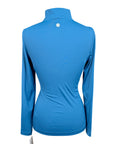 Asmar Equestrian 1/2 Zip Long Sleeve Shirt in Light Blue