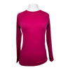TKEQ The 'Kennedy' Seamless Long Sleeve in Magenta