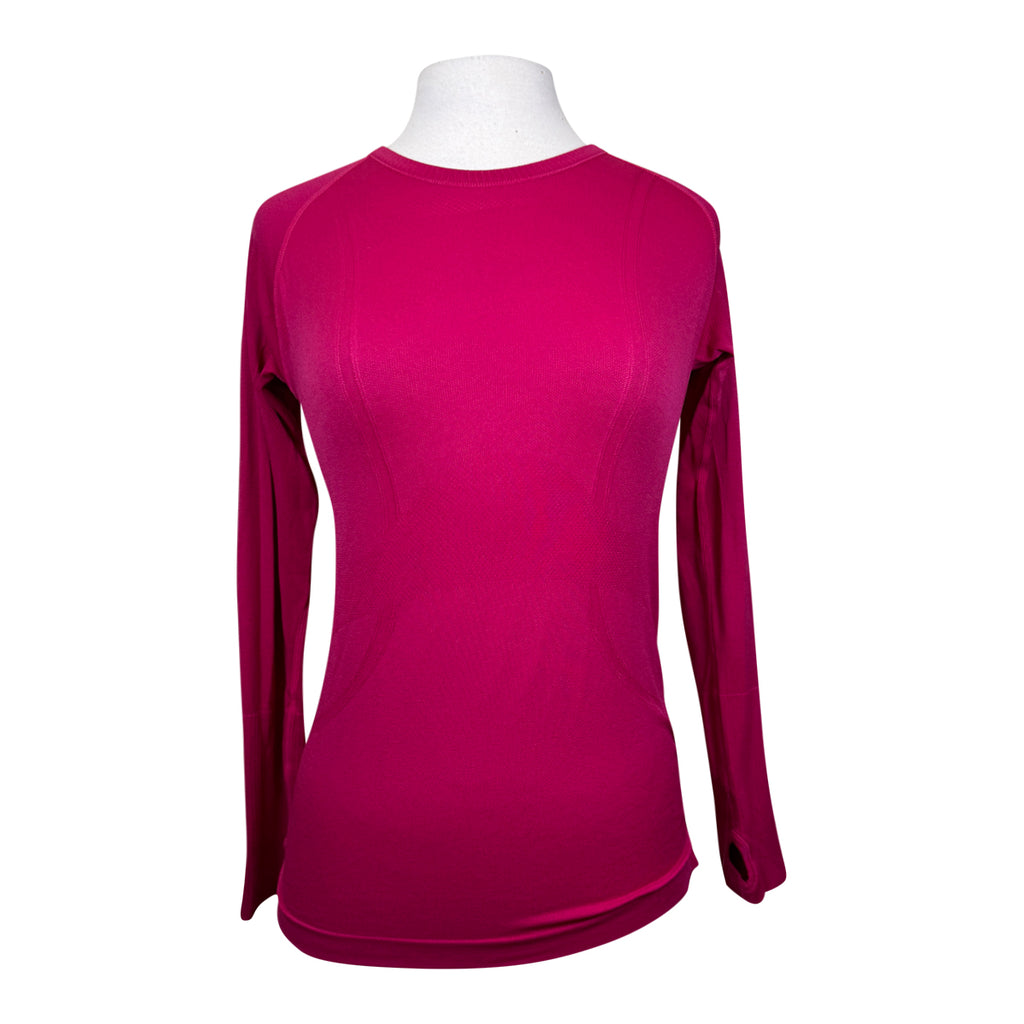 TKEQ The 'Kennedy' Seamless Long Sleeve in Magenta