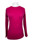 TKEQ The 'Kennedy' Seamless Long Sleeve in Magenta