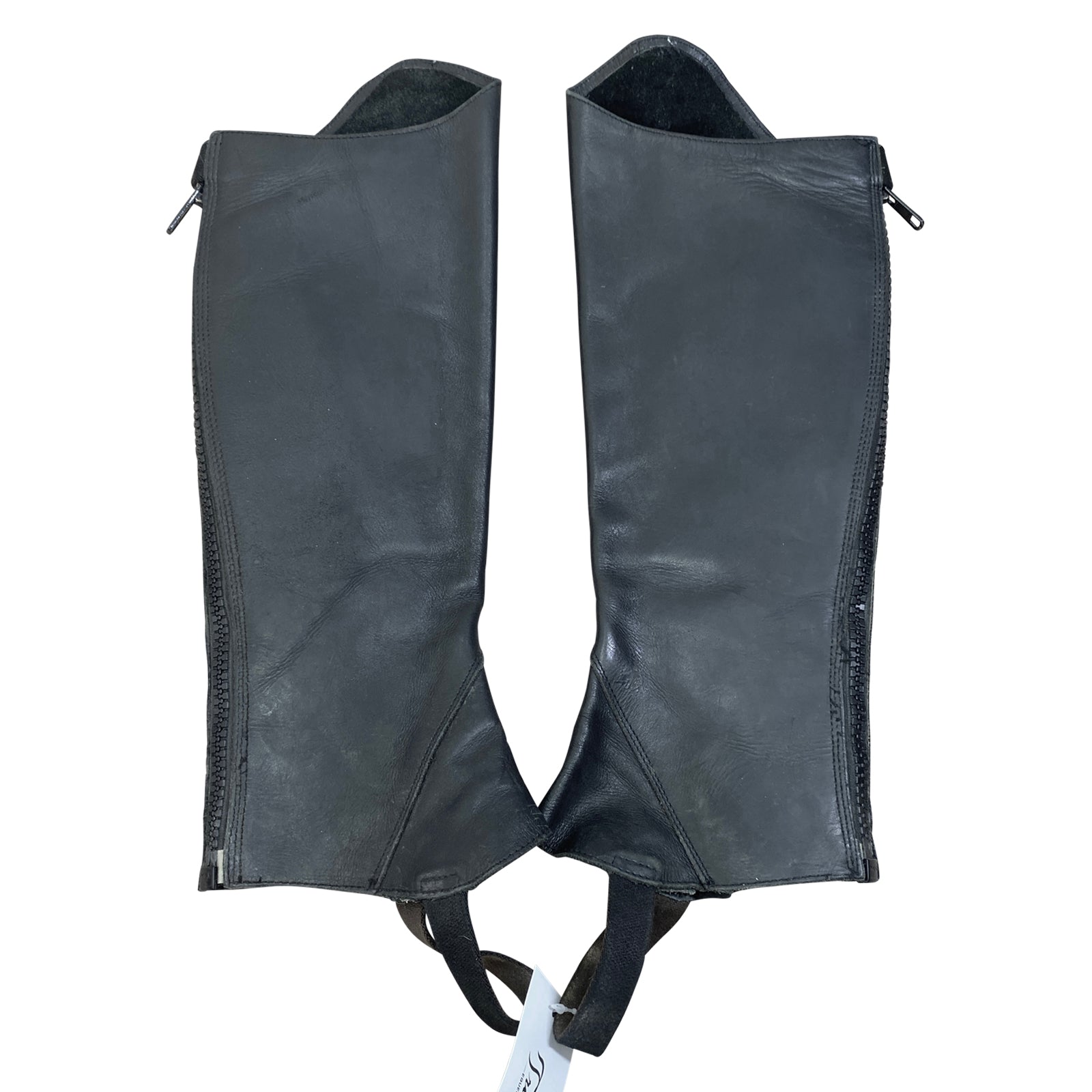 Huntley Equestrian Half Chaps in Black - XS/Short