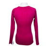 TKEQ The 'Kennedy' Seamless Long Sleeve in Magenta