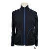Irideon Lightweight Jacket in Black/Blue Piping