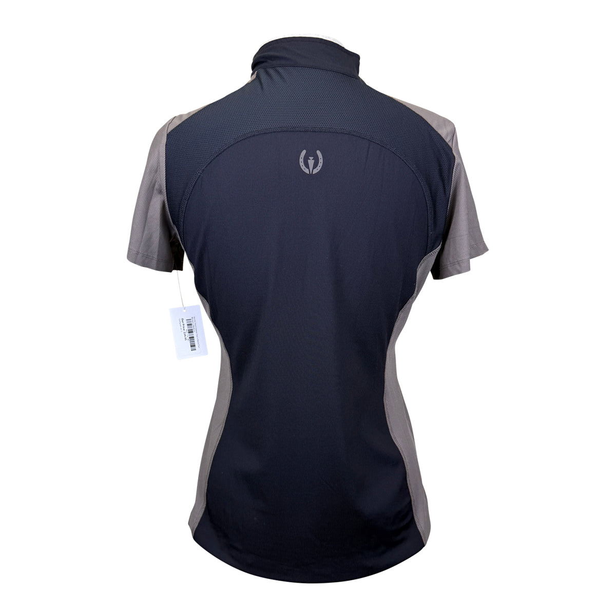 Kerrits Short Sleeve Top in Black/Tan