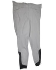 Dover Saddlery 'Dalton' Knee Grip Breeches in Grey