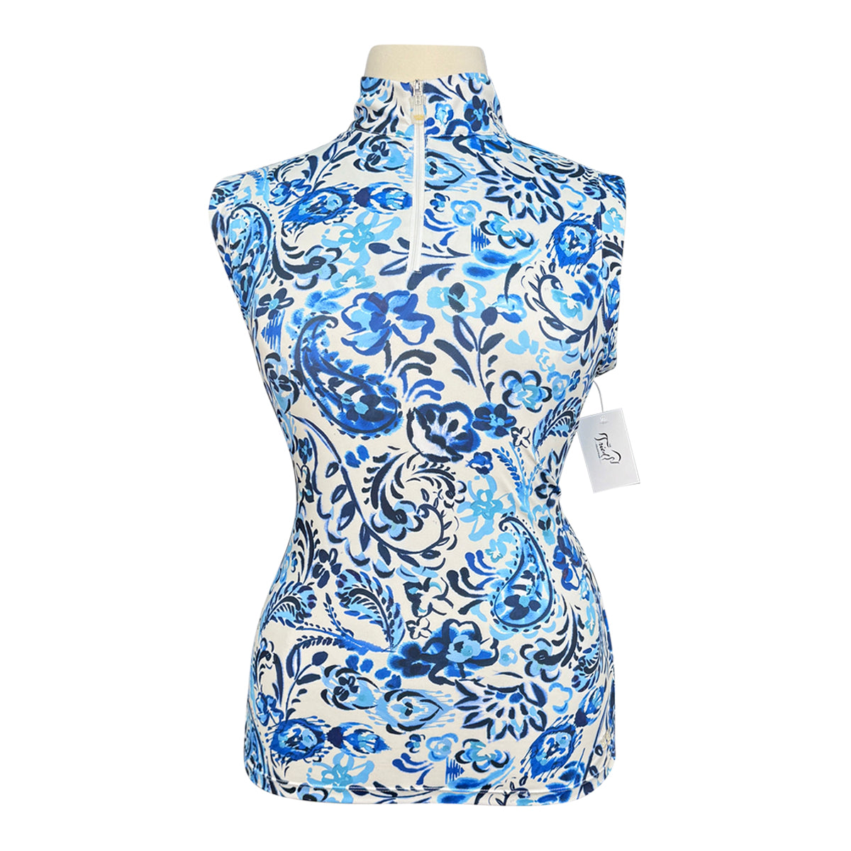 Kastel Denmark Short Sleeve Sun Shirt in Blue Watercolor
