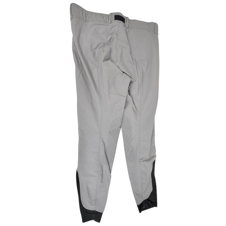 Dover Saddlery 'Dalton' Knee Grip Breeches in Grey