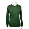 IAGO 'Audrey' V-Neck Sweater in Hunter Green