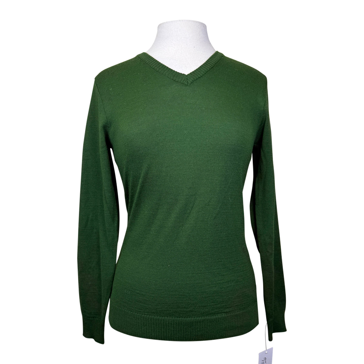 IAGO 'Audrey' V-Neck Sweater in Hunter Green