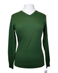 IAGO 'Audrey' V-Neck Sweater in Hunter Green