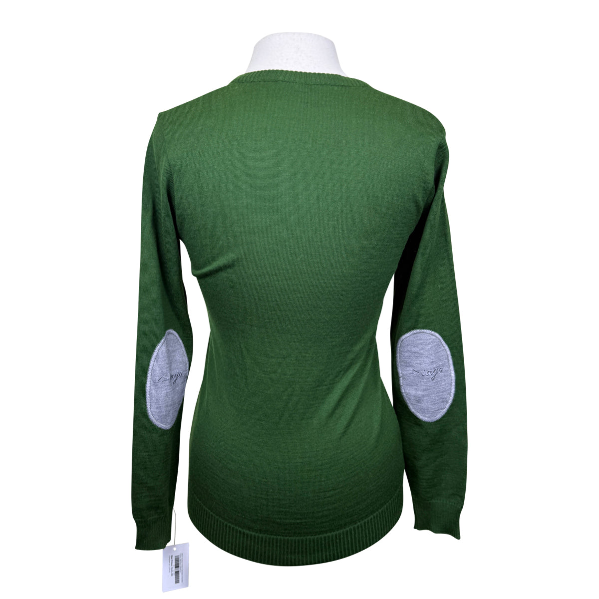 IAGO 'Audrey' V-Neck Sweater in Hunter Green