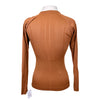 FitEq Long Sleeve Seamless Schooling Top in Rust