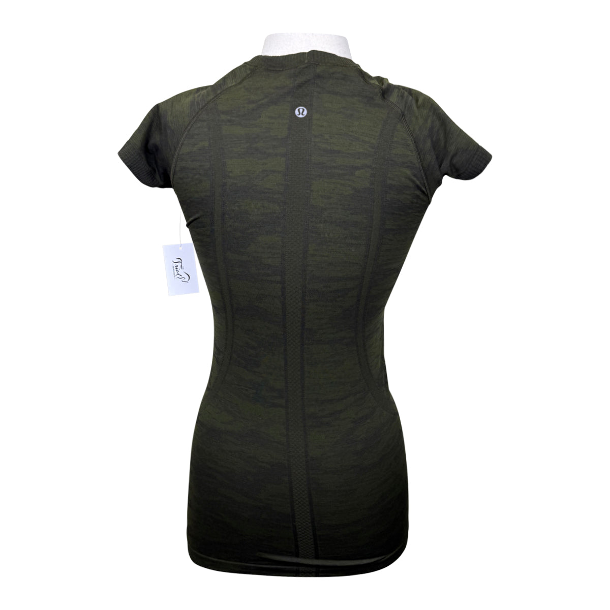 Lululemon Swiftly Short Sleeve Active Shirt in Green Camo