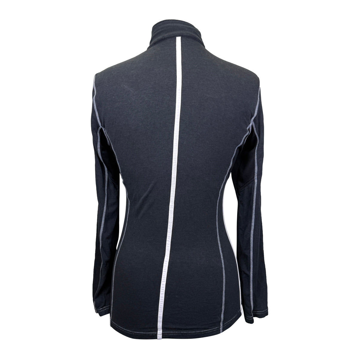 Goode Rider Long Sleeve Shirt in Heather Grey/White