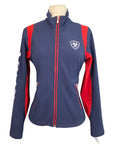 Ariat Team Softshell Jacket in Navy/Red 