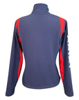 Ariat Team Softshell Jacket in Navy/Red 