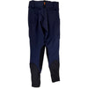 Kerrits Kids Fleece Knee Patch Tights in Navy Microcheck