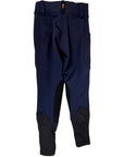 Kerrits Kids Fleece Knee Patch Tights in Navy Microcheck
