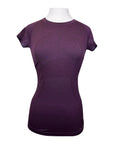 Lululemon Swiftly Short Sleeve Active Shirt in Plum Heather