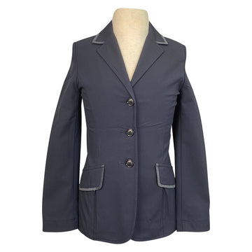 Charles Ancona Show Jacket in Navy/Charcoal Trim