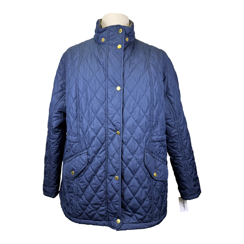 Barbour 'Millfire' Quilted Jacket in Navy