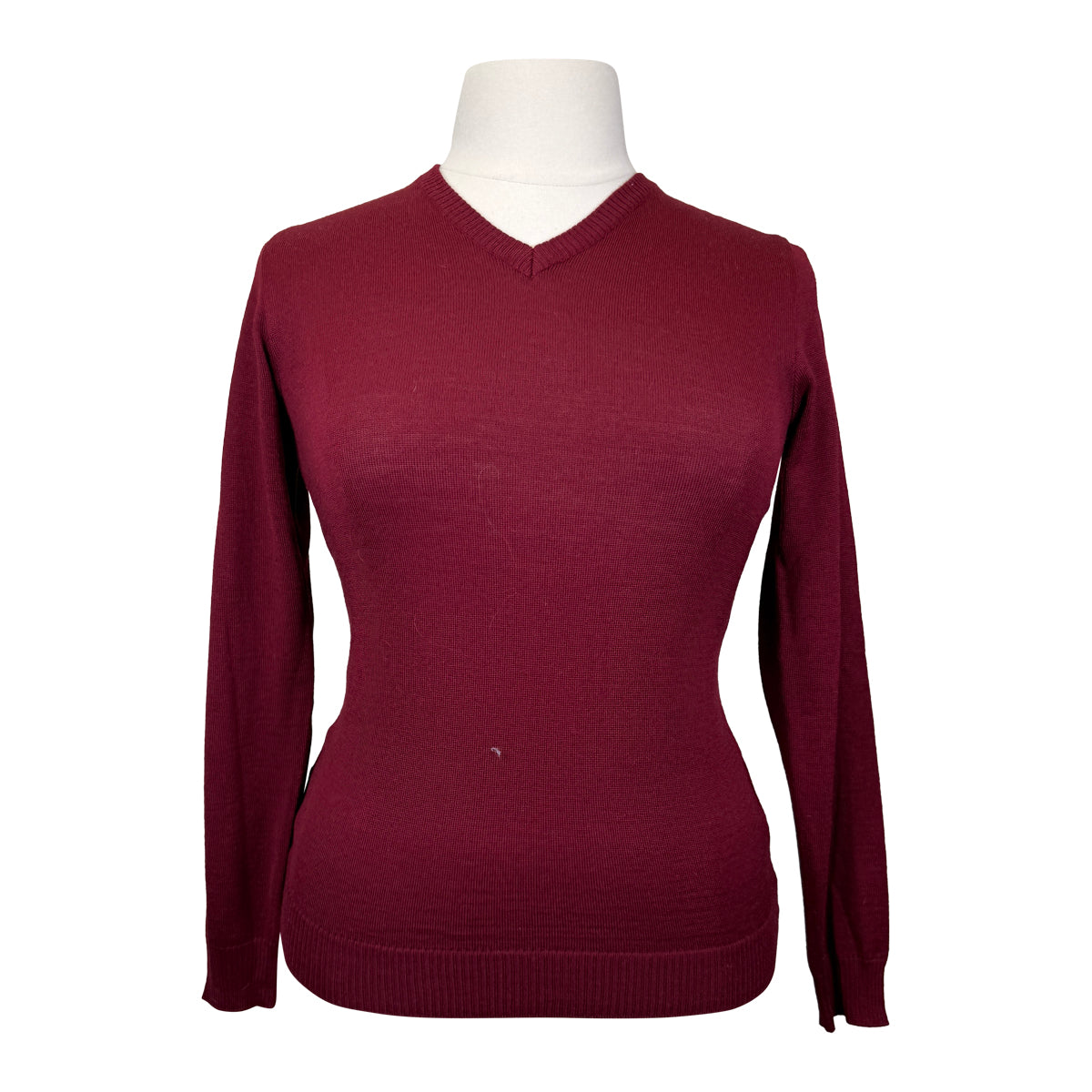 IAGO 'Audrey' V-Neck Sweater in Burgundy