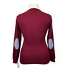 IAGO 'Audrey' V-Neck Sweater in Burgundy
