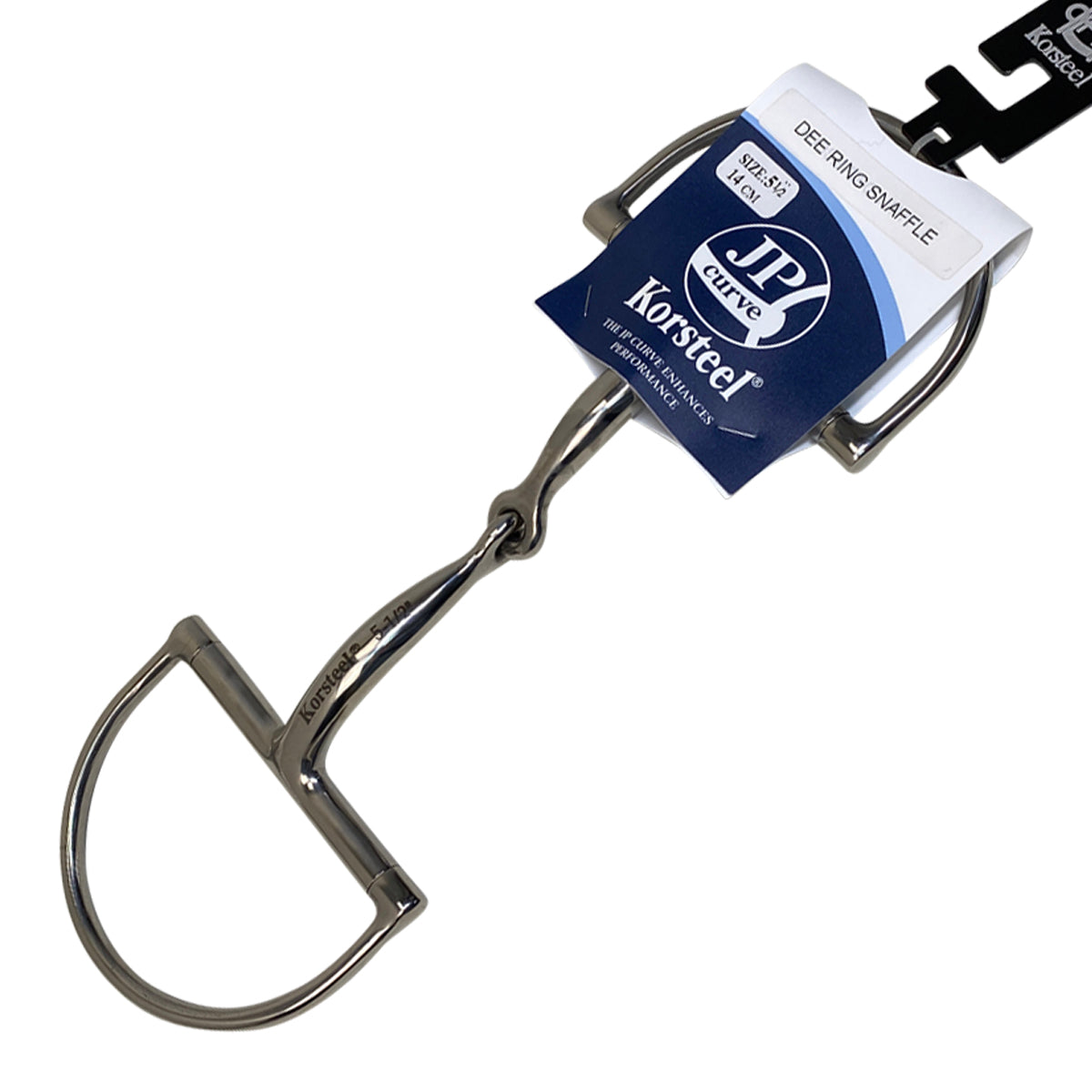 Korsteel Hunter Dee Ring Snaffle Bit in Stainless Steel