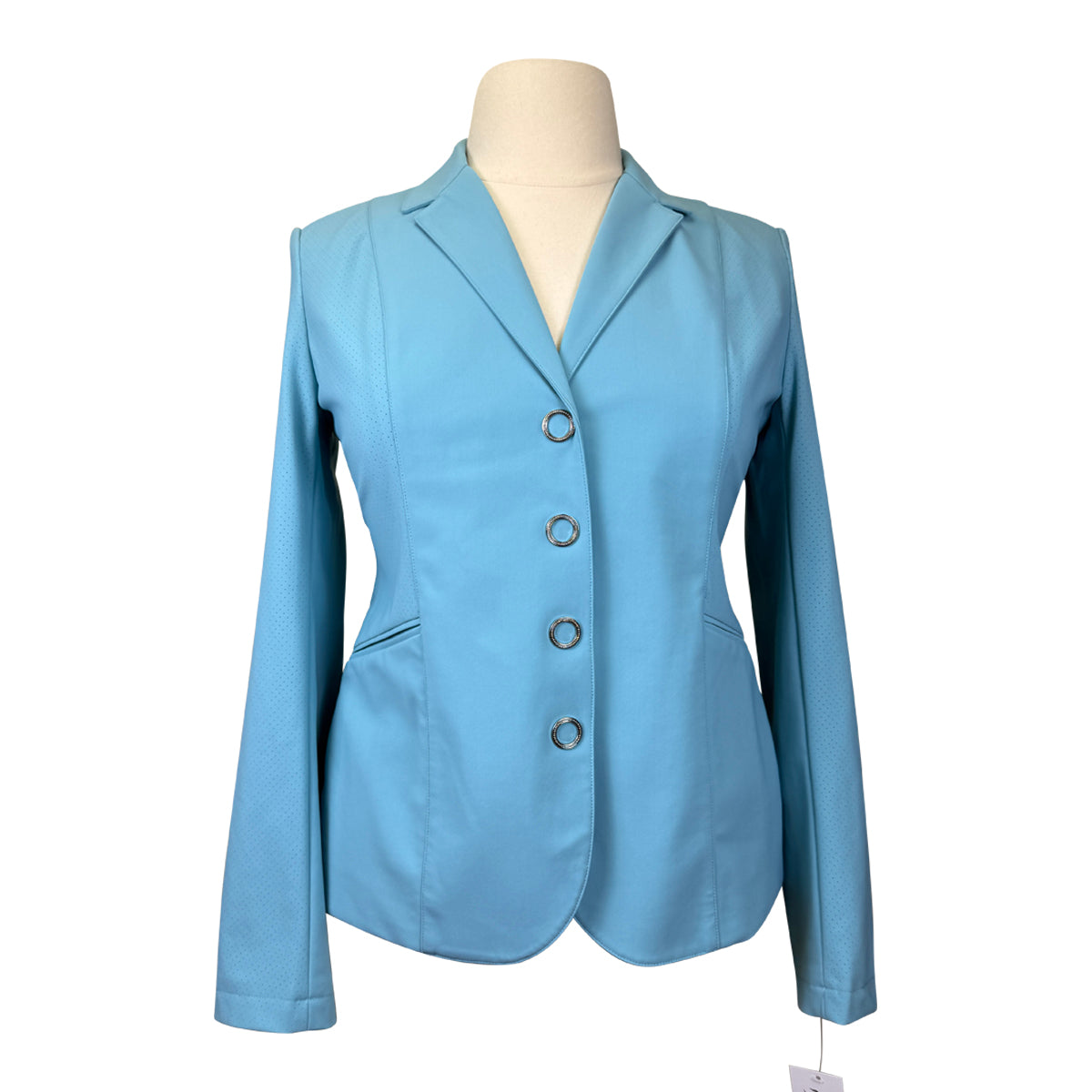 Equiline 'Gamtig' Perforated Show Jackets in Aquamarine