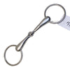 Loose Ring Hollow Mouth Single Joint Snaffle in Stainless Steel