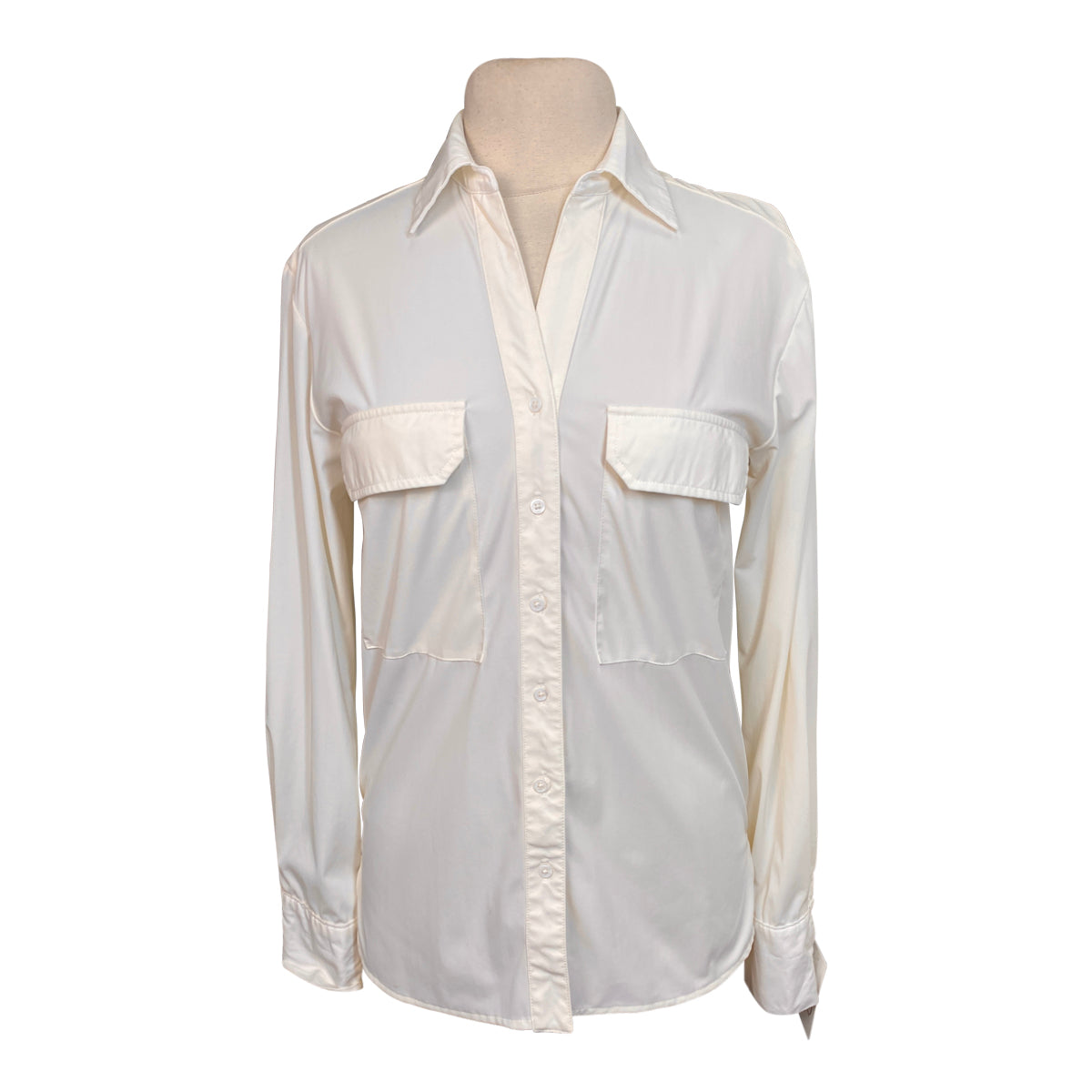 Solid Citizen 'Jessica' Button Down Shirt in Cream 