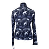 Deinhardt Designs 'Jeyna' Long Sleeve Shirt in Navy Horses