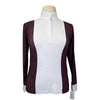 Kismet 'Eleonoire' Show Shirt in White/Merlot