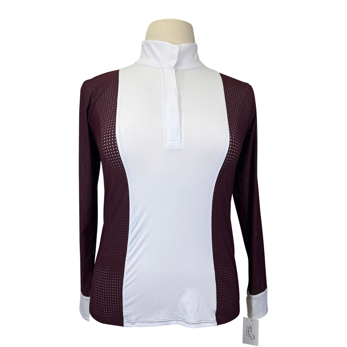 Kismet 'Eleonoire' Show Shirt in White/Merlot