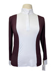Kismet 'Eleonoire' Show Shirt in White/Merlot