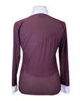 Kismet 'Eleonoire' Show Shirt in White/Merlot