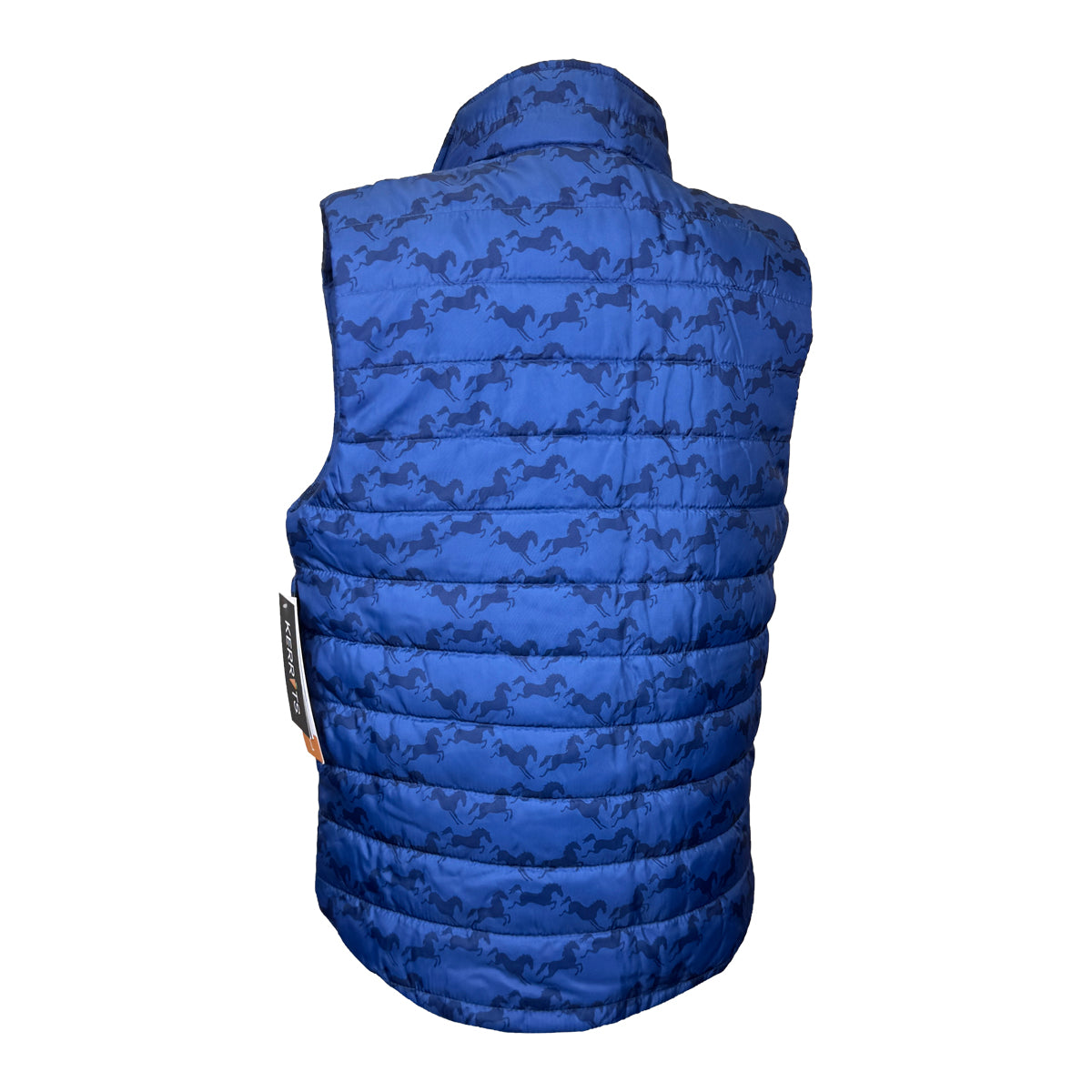 Kerrits Kids 'Horse Crazy' Quilted Vest in Harbor